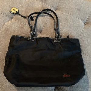 Nylon black Dooney and Bourke tote